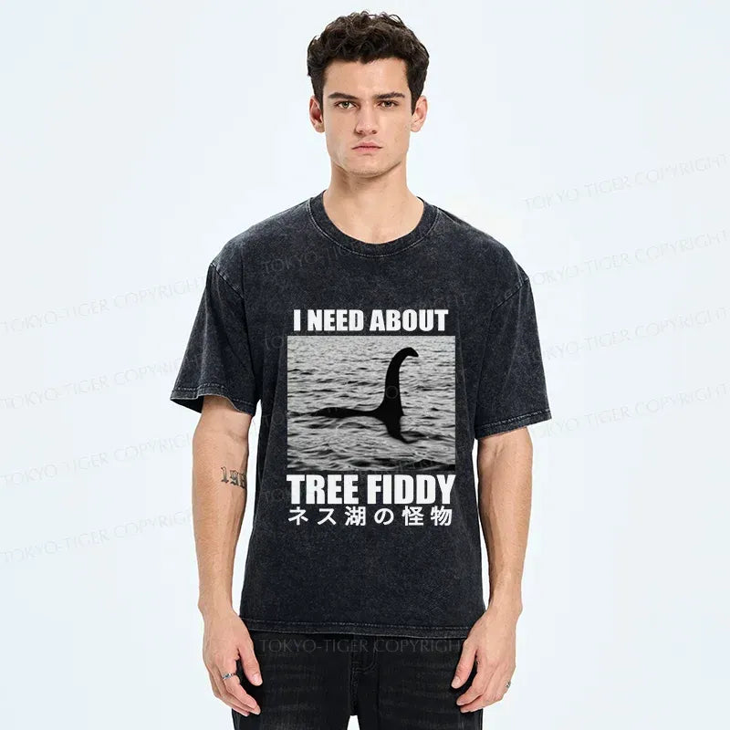 Japanese washed t-shirt for daily wear