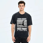 Japanese washed t-shirt for daily wear