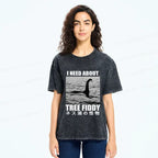Japanese washed t-shirt for daily wear