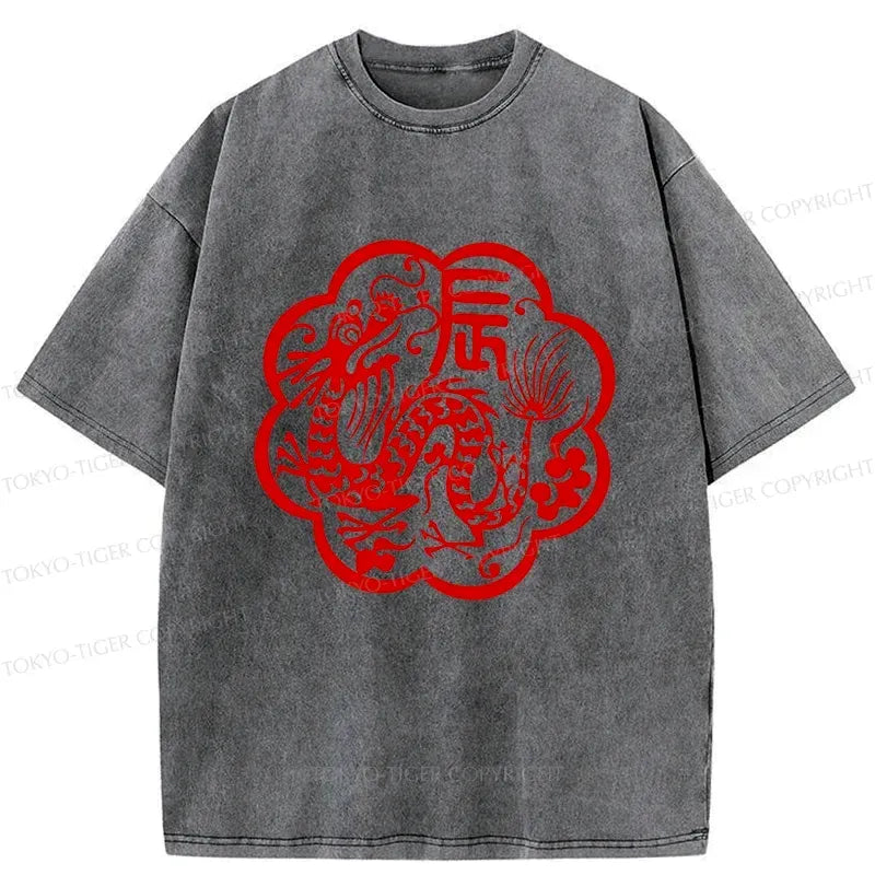 Comfortable Japanese Dragon T-Shirt for Spring