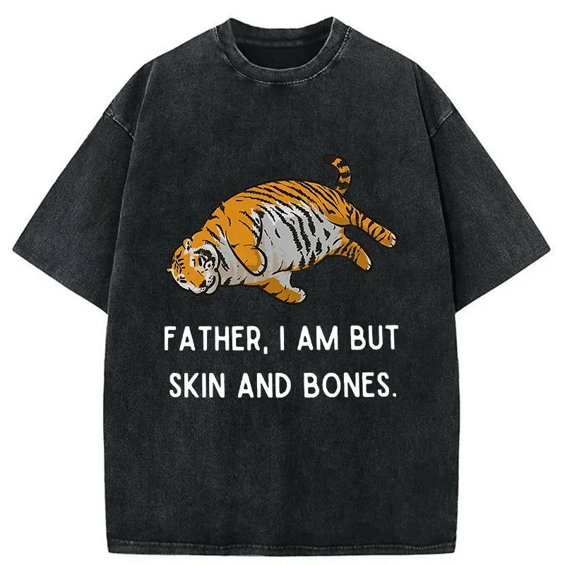 Japanese Fat Tiger Washed T-Shirt Best Seller