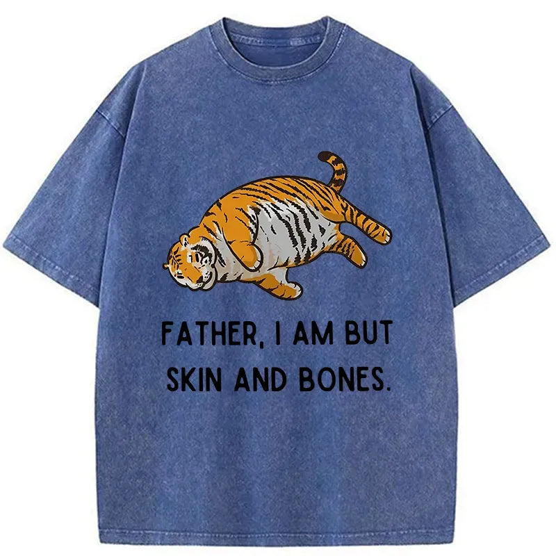 Japanese Fat Tiger Washed T-Shirt Best Seller