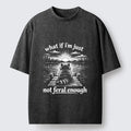Japanese Culture Cat Meme T-Shirt for Streetwear