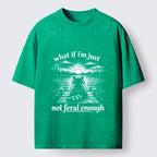 Japanese Culture Cat Meme T-Shirt for Streetwear