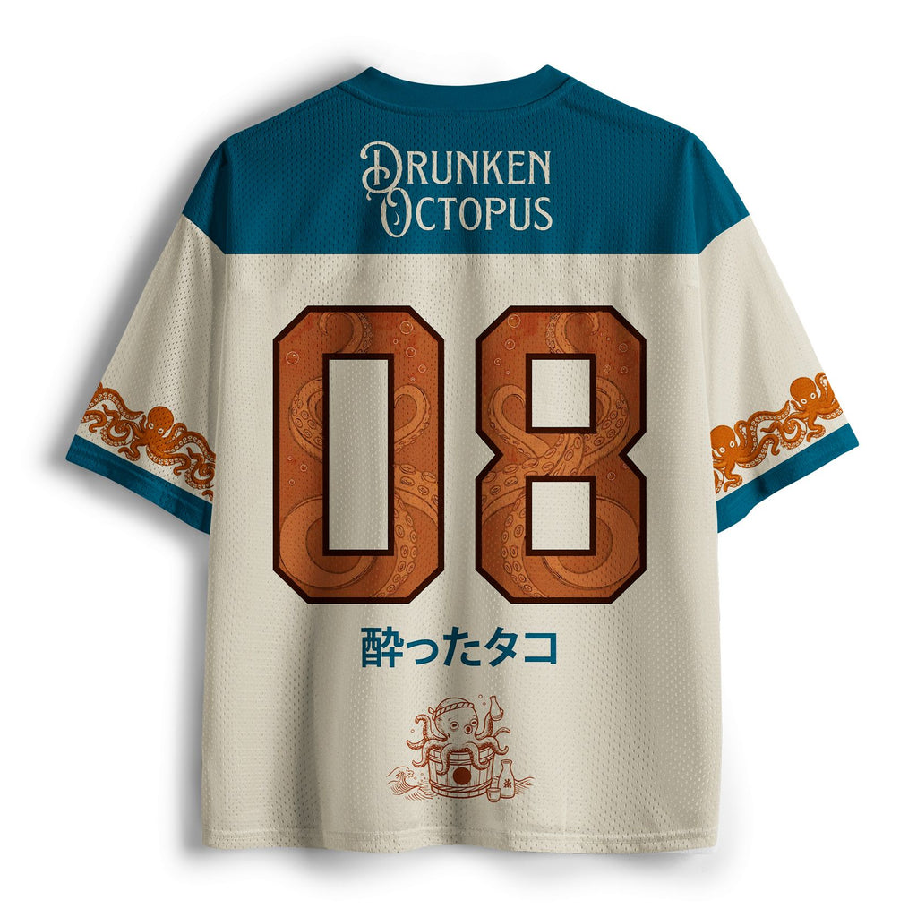 Trendy Drunken Octopus Japan Mesh Jersey