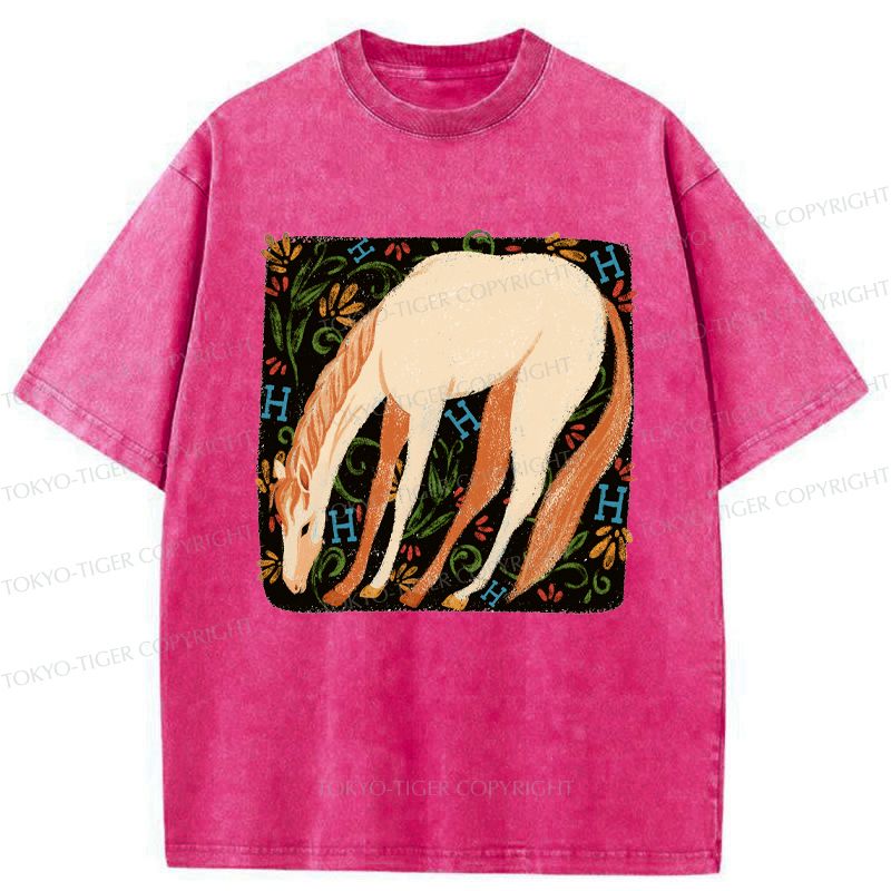 Japanese washed t-shirt for daily wear
