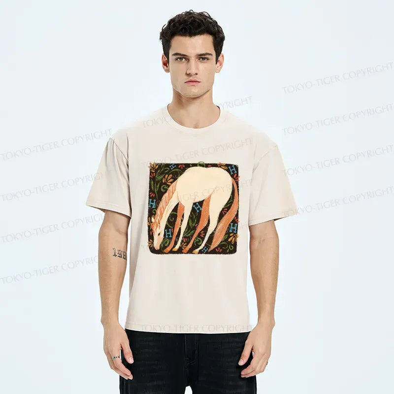 Kyoto lion unisex cotton t-shirt