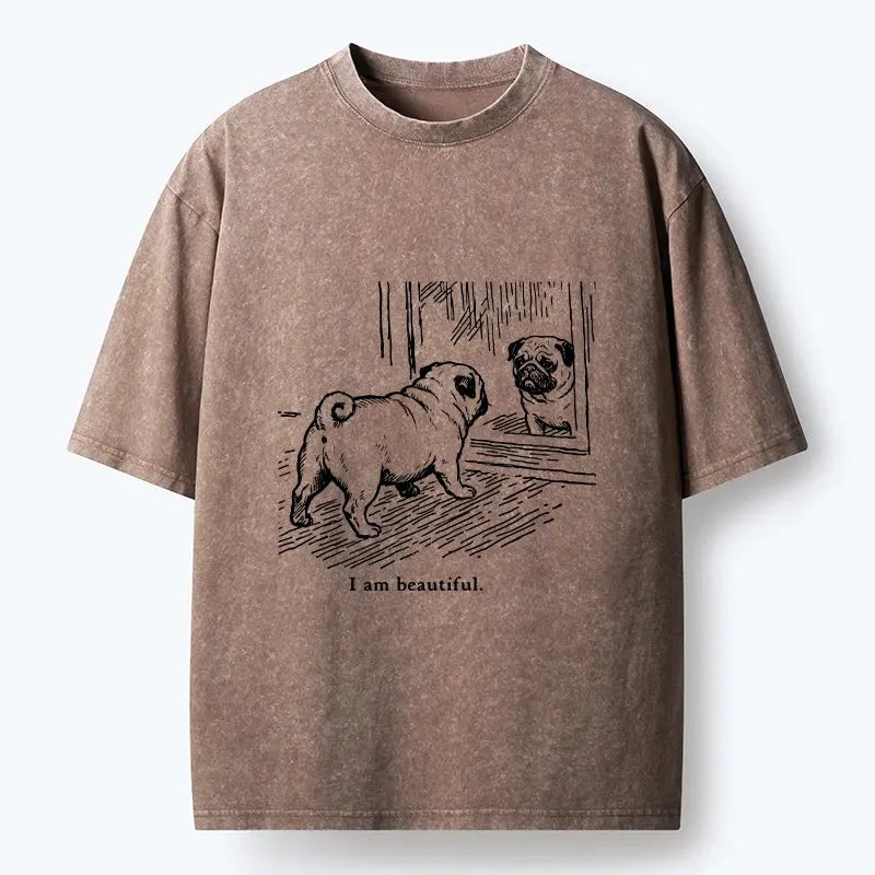 Funny Pug Self Love Unisex Tee