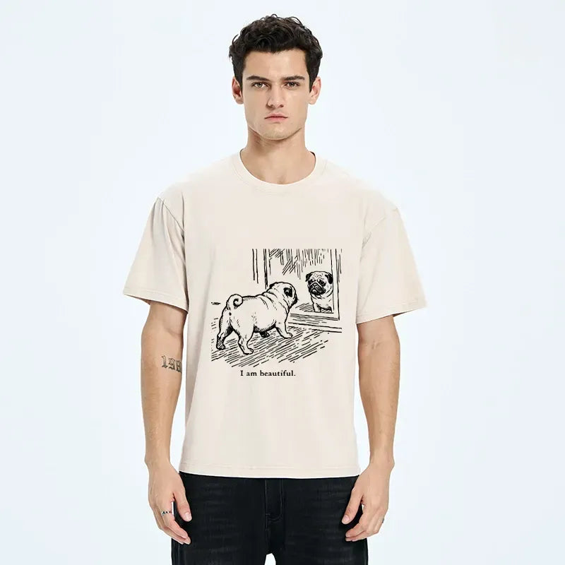 Washed Pug Shirt Best Seller