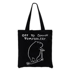 Kyoto-Lion Capybara Is Ready To Do Something Bad Tote Bag