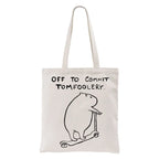 Kyoto-Lion Capybara Is Ready To Do Something Bad Tote Bag