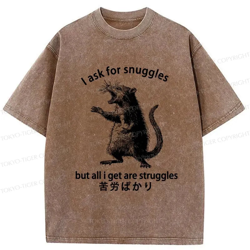funny mouse asking for snuggles t shirt
