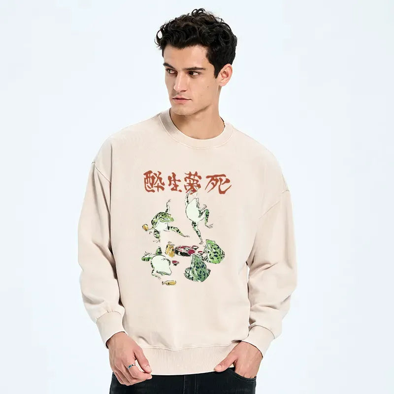 kyoto lion unisex sweatshirt streetwear style