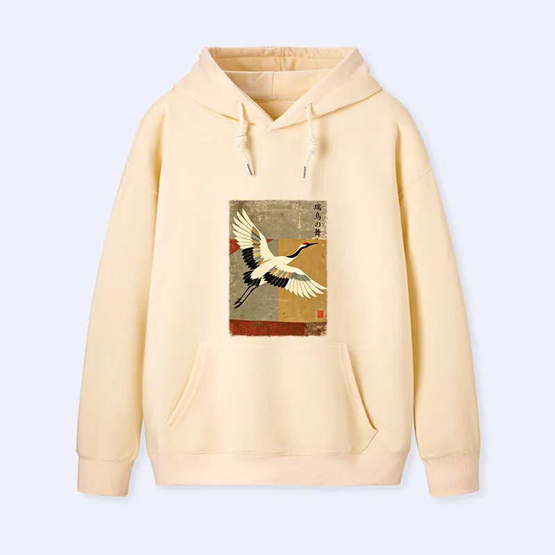 Kyoto-Lion Crane Spirit Classic Hoodie