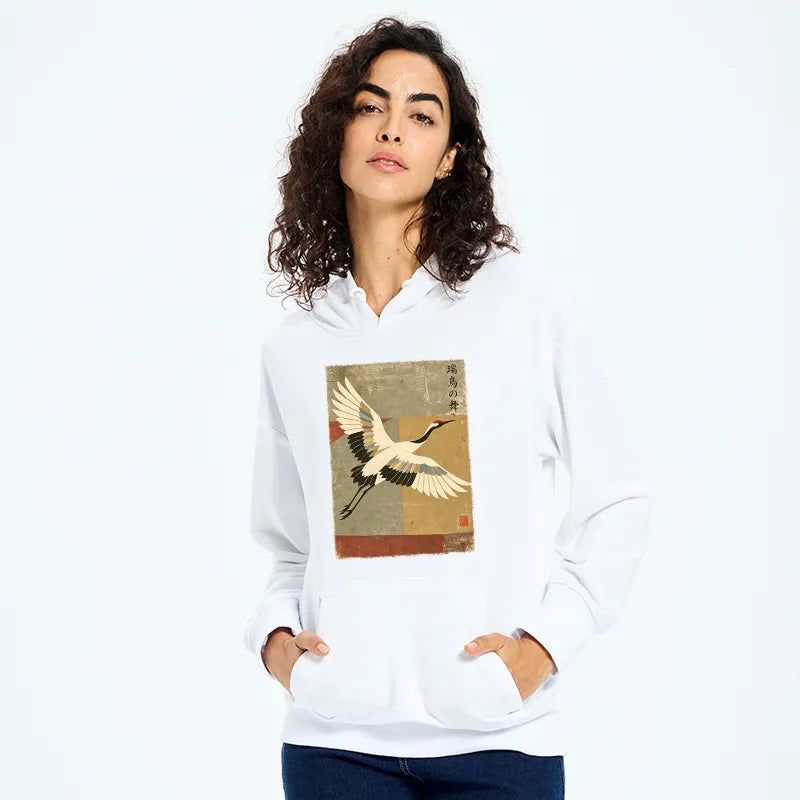 Kyoto-Lion Crane Spirit Classic Hoodie