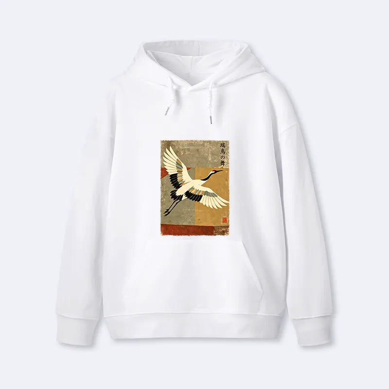 Kyoto-Lion Crane Spirit Classic Hoodie
