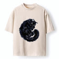 Vintage Kyoto Cat Shirt for Vacation
