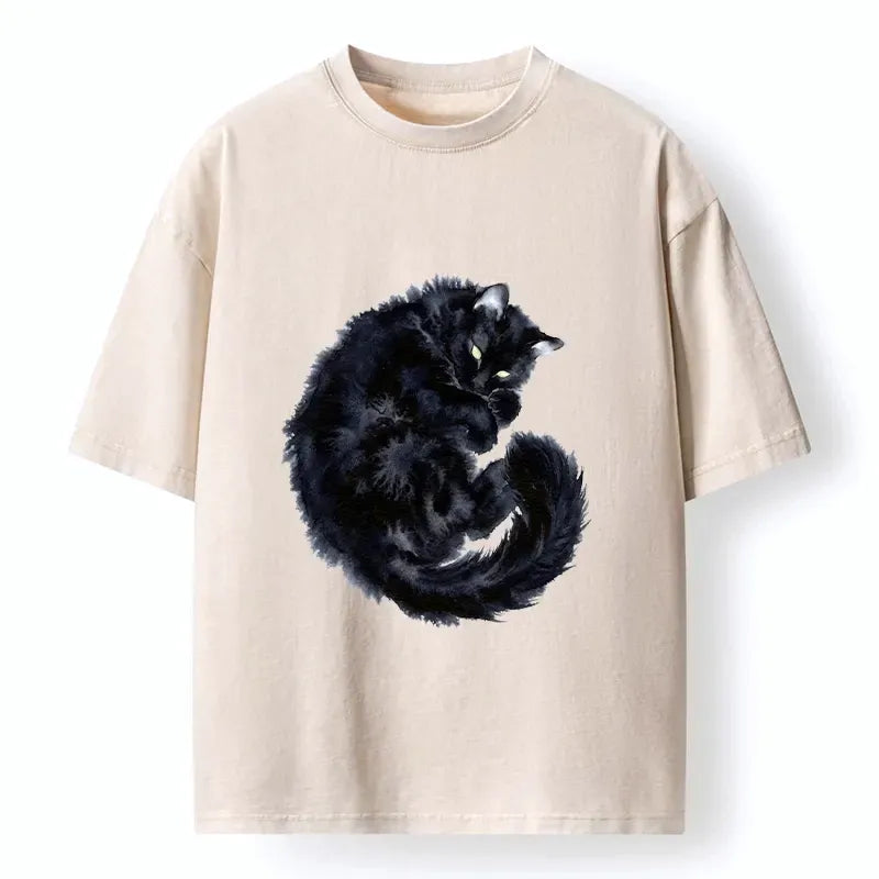 Vintage Kyoto Cat Shirt for Vacation