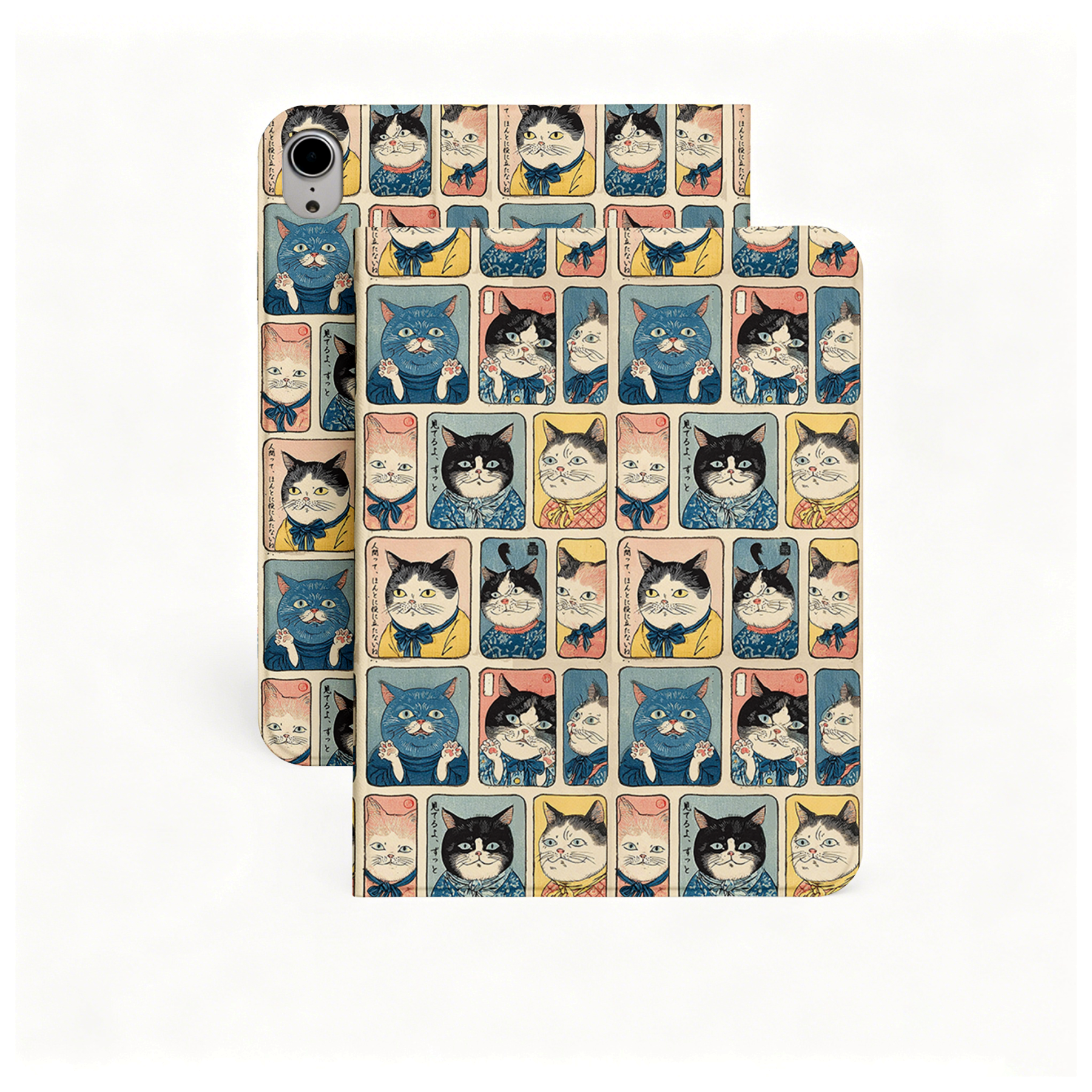 Kyoto-Lion Many Cats Are Watching You Nobles Tablet Protective Case