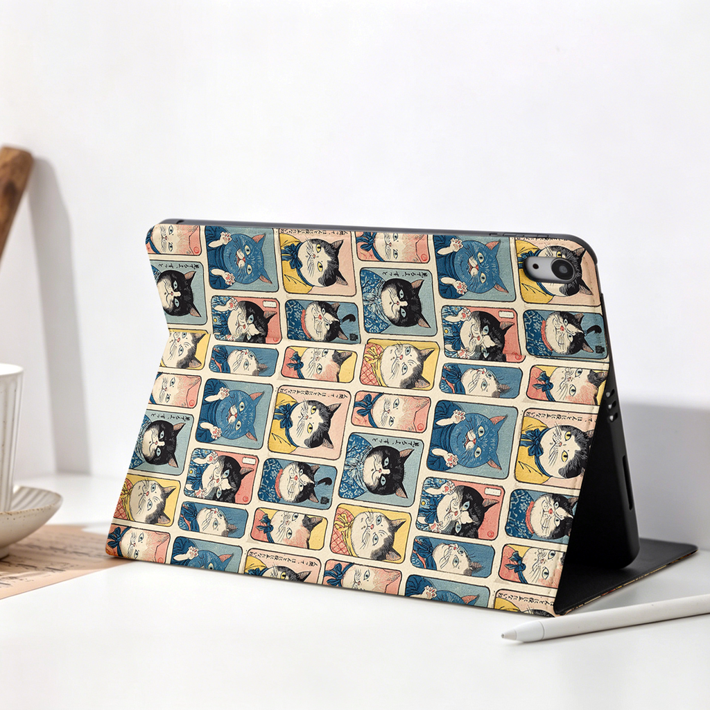 Funny Cat Tablet Cover for Gift Idea
