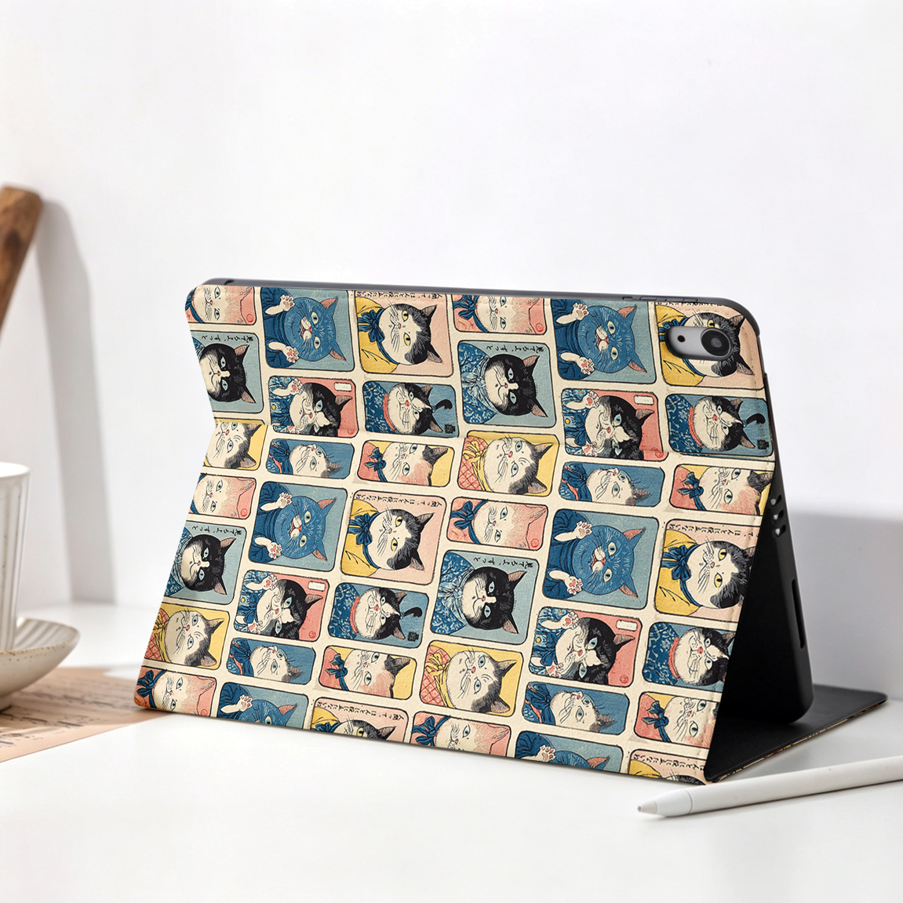 Funny Cat Tablet Cover for Gift Idea