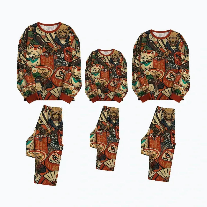 Soft Ukiyo-e Pajama for Kids
