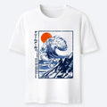 Vintage Blue Wave Mountain Sunrise Tee
