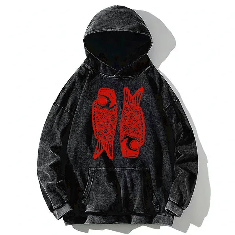 Traditional Japanese Streetwear Hoodie