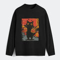 Kyoto-Lion Cat Fishing Long Sleeve for Summer