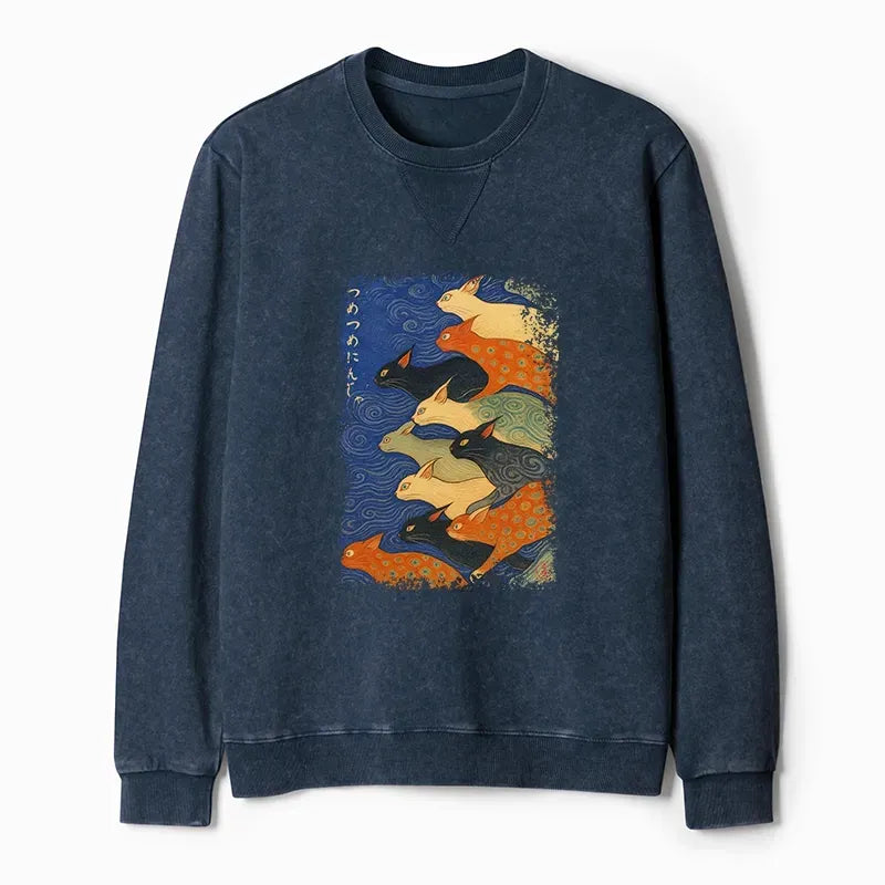 Unisex Japanese Sweatshirt Gift for Him