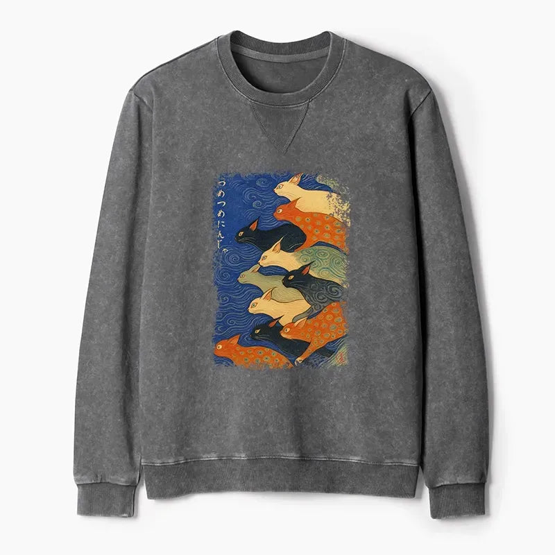 Unisex Japanese Sweatshirt Gift for Him