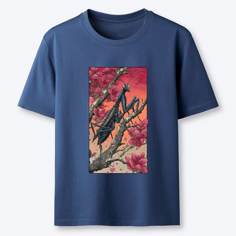 Kyoto-Lion Wild Blossom Mantis Classic T-Shirt