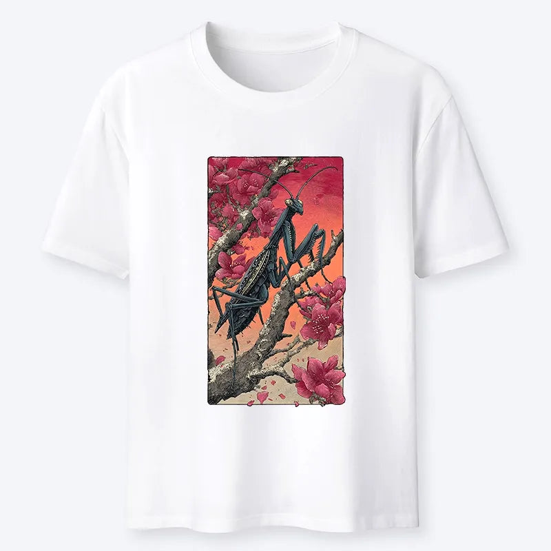 Kyoto-Lion Wild Blossom Mantis Classic T-Shirt