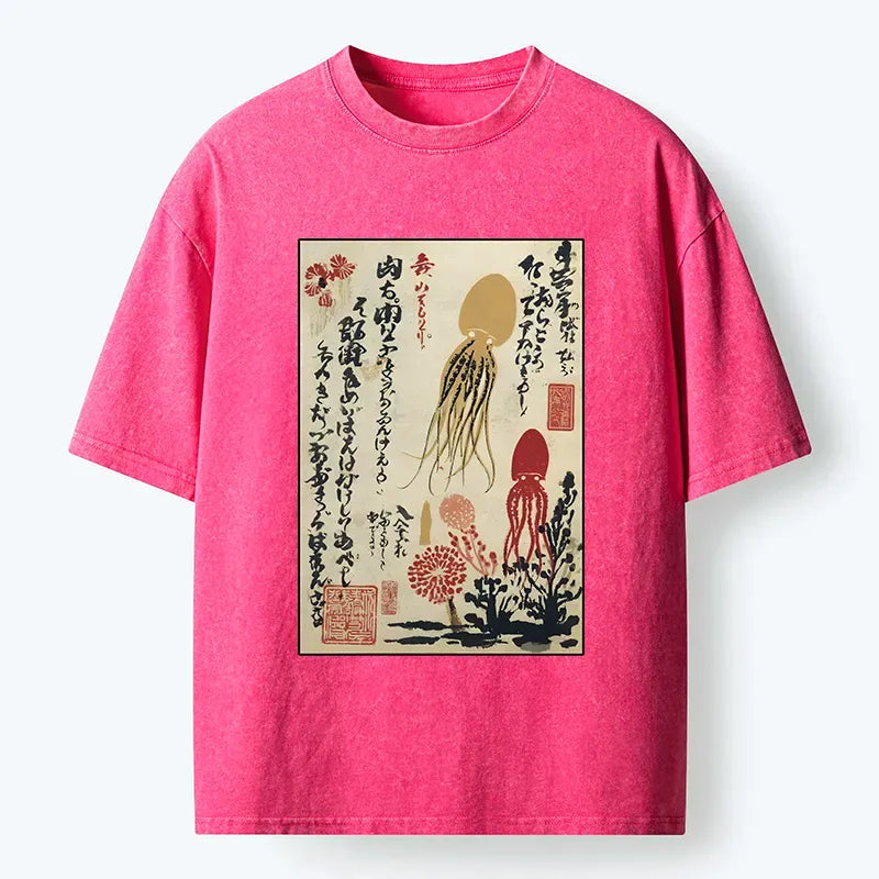 Vintage Japanese Art Tee for Street Style