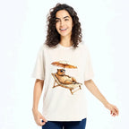 Washed Capybara T-Shirt for Summer