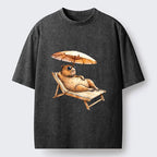 Funny Capybara Japanese Vintage T-Shirt