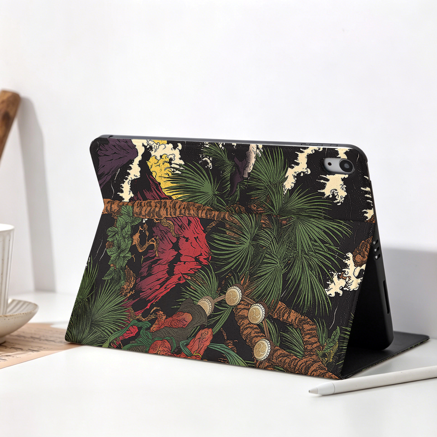 Kyoto-Lion Japanese Yokai Nobles Tablet Protective Case