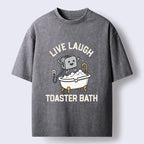 Japanese Washed T-Shirt for Daily Wear