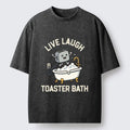 Kyoto-Lion The Toaster That Loves Bubble Bath Washed T-Shirt