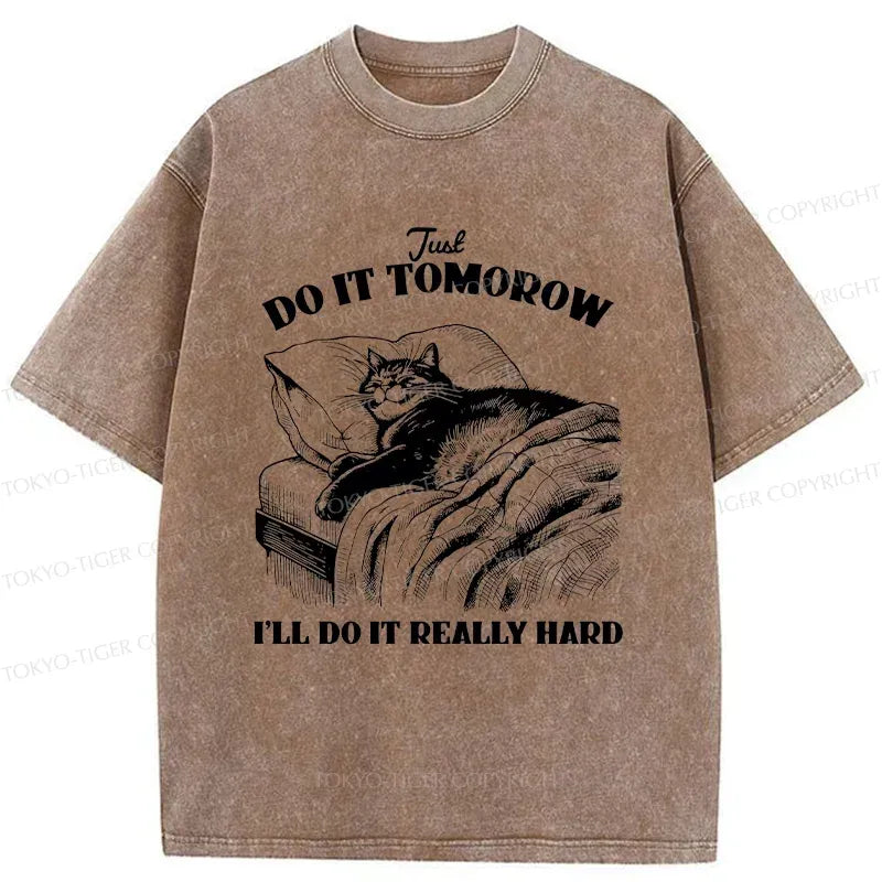 Comfy Cat T-Shirt for Her Gift Idea