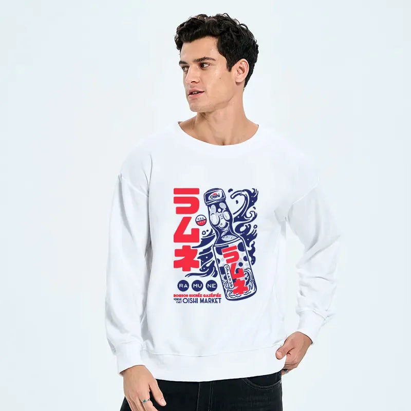 Ramune Print Unisex Sweatshirt Free Shipping