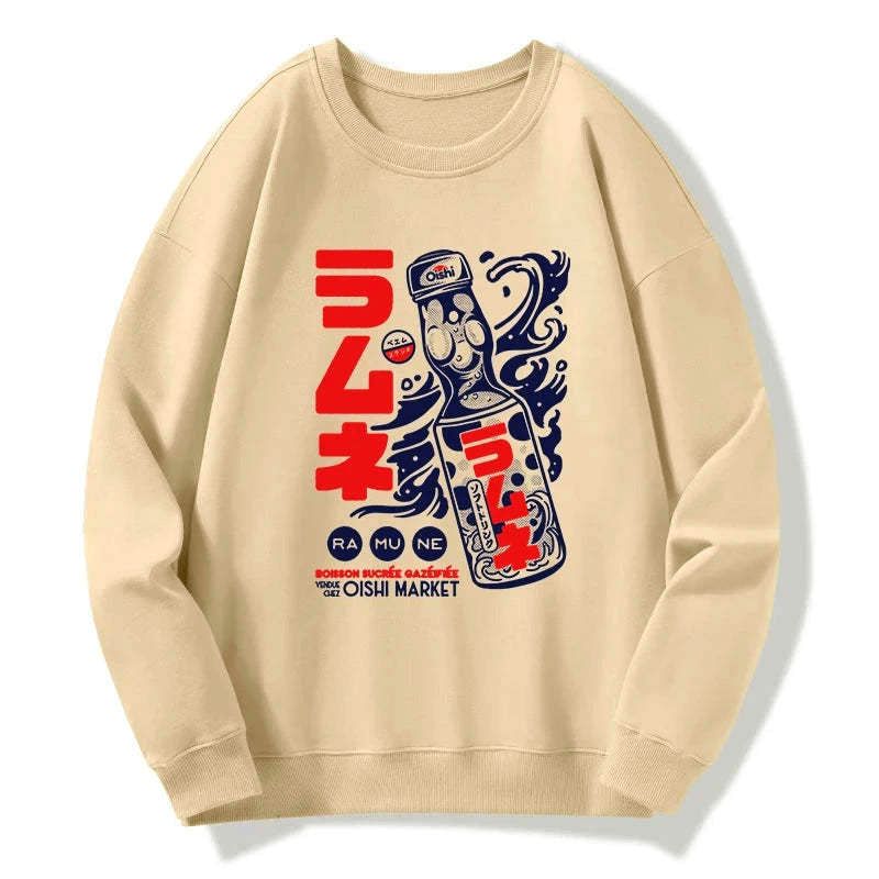 Japanese Traditional Sweatshirt for Daily Wear