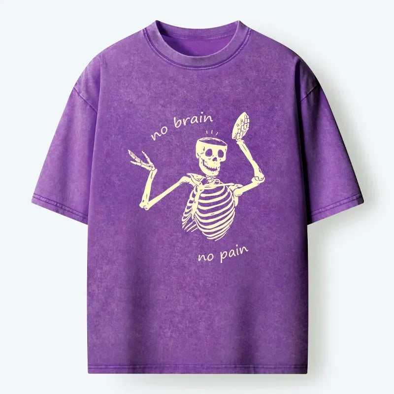 retro skeleton shirt for daily wear