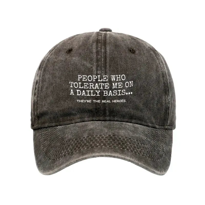 vintage unisex adjustable cap for daily wear