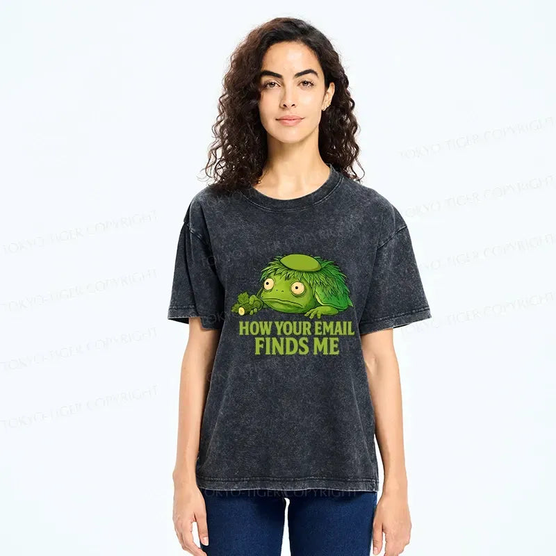 Japanese Washed T-Shirt for Daily Wear