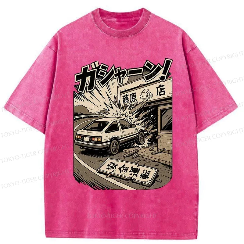 japanese vintage car t-shirt streetwear