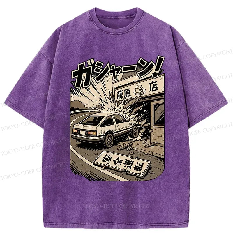 japanese vintage car t-shirt streetwear