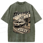 kyoto lion washed t-shirt for gift for him