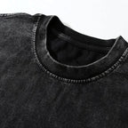 Washed Unisex Cotton T-Shirt for Daily Wear