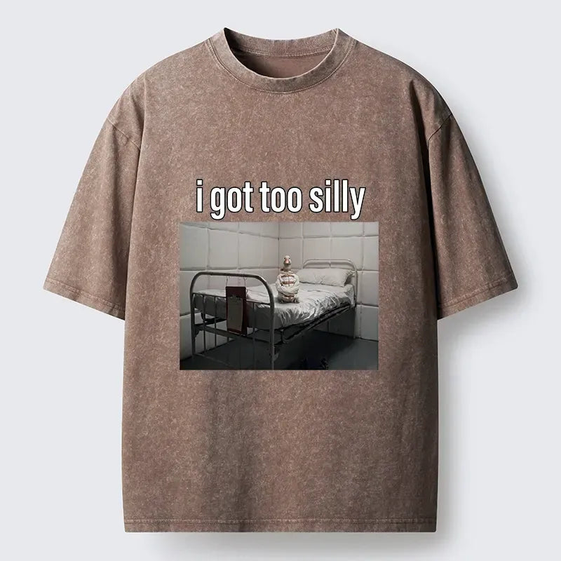 Washed unisex t-shirt for daily wear
